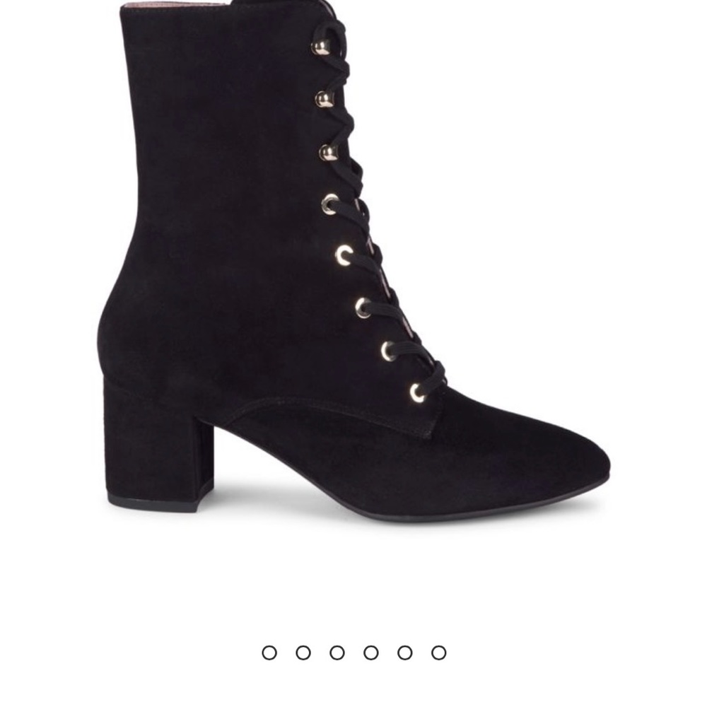 Stuart Weitzman Suede Block Heel Booties - image 2